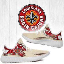 Load image into Gallery viewer, Scratch Louisiana Lafayette Ragin Cajuns NCAA Yeezy Boost 350 v2 Shoes Christmas Gift L1810-144