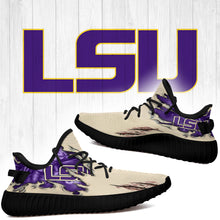 Load image into Gallery viewer, Scratch LSU Tigers NCAA Yeezy Boost 350 v2 Shoes Christmas Gift L1810-141
