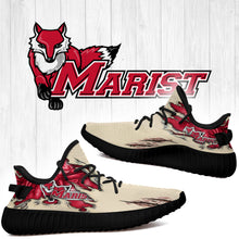 Load image into Gallery viewer, Scratch Marist Red Foxes NCAA Yeezy Boost 350 v2 Shoes Christmas Gift L1810-139