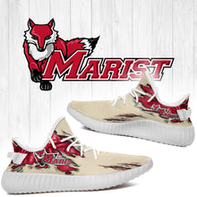 Load image into Gallery viewer, Scratch Marist Red Foxes NCAA Yeezy Boost 350 v2 Shoes Christmas Gift L1810-139