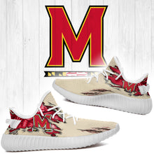 Load image into Gallery viewer, Scratch Maryland Terrapins NCAA Yeezy Boost 350 v2 Shoes Christmas Gift L1810-137