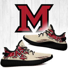 Load image into Gallery viewer, Scratch Miami Redhawks NCAA Yeezy Boost 350 v2 Shoes Christmas Gift L1810-132