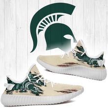 Load image into Gallery viewer, Scratch Michigan State Spartans NCAA Yeezy Boost 350 v2 Shoes Christmas Gift L1810-131