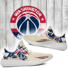 Load image into Gallery viewer, Scratch Washington Wizards NBA Yeezy Boost 350 v2 Shoes Christmas Gift L2310-030