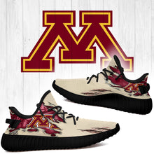 Load image into Gallery viewer, Scratch Minnesota Golden Gophers NCAA Yeezy Boost 350 v2 Shoes Christmas Gift L1810-128