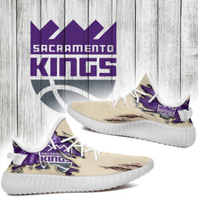 Load image into Gallery viewer, Scratch Sacramento Kings NBA Yeezy Boost 350 v2 Shoes Christmas Gift L2310-026