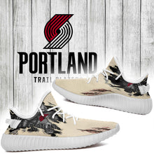 Load image into Gallery viewer, Scratch Portland Trailblazers NBA Yeezy Boost 350 v2 Shoes Christmas Gift L2310-025