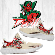 Load image into Gallery viewer, Scratch Mississippi Valley State Delta Devils NCAA Yeezy Boost 350 v2 Shoes Christmas Gift L1810-126