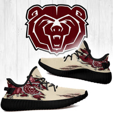 Load image into Gallery viewer, Scratch Missouri State Bears NCAA Yeezy Boost 350 v2 Shoes Christmas Gift L1810-125