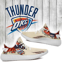 Load image into Gallery viewer, Scratch Oklahoma City Thunder NBA Yeezy Boost 350 v2 Shoes Christmas Gift L2310-021