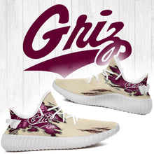 Load image into Gallery viewer, Scratch Montana Grizzlies NCAA Yeezy Boost 350 v2 Shoes Christmas Gift L1810-122