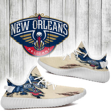 Load image into Gallery viewer, Scratch New Orleans Pelicans NBA Yeezy Boost 350 v2 Shoes Christmas Gift L2310-019