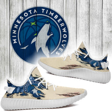 Load image into Gallery viewer, Scratch Minnesota Timberwolves NBA Yeezy Boost 350 v2 Shoes Christmas Gift L2310-018