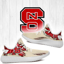 Load image into Gallery viewer, Scratch NC State Wolfpack NCAA Yeezy Boost 350 v2 Shoes Christmas Gift L1810-116
