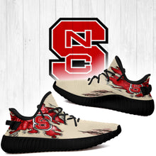 Load image into Gallery viewer, Scratch NC State Wolfpack NCAA Yeezy Boost 350 v2 Shoes Christmas Gift L1810-116