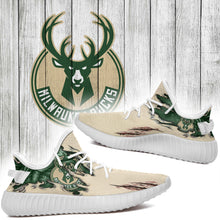Load image into Gallery viewer, Scratch Milwaukee Bucks NBA Yeezy Boost 350 v2 Shoes Christmas Gift L2310-017