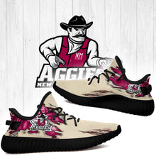 Load image into Gallery viewer, Scratch New Mexico State Aggies NCAA Yeezy Boost 350 v2 Shoes Christmas Gift L1810-112