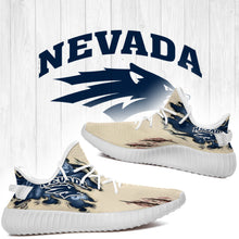 Load image into Gallery viewer, Scratch Nevada Wolf Pack NCAA Yeezy Boost 350 v2 Shoes Christmas Gift L1810-114