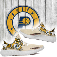 Load image into Gallery viewer, Scratch Indiana Pacers NBA Yeezy Boost 350 v2 Shoes Christmas Gift L2310-012