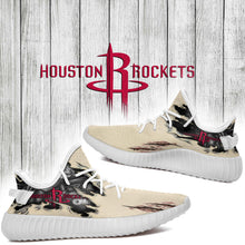 Load image into Gallery viewer, Scratch Houston Rockets NBA Yeezy Boost 350 v2 Shoes Christmas Gift L2310-011