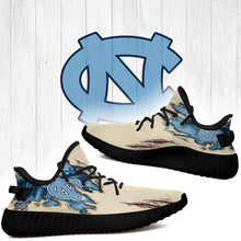 Load image into Gallery viewer, Scratch North Carolina Tar Heels NCAA Yeezy Boost 350 v2 Shoes Christmas Gift L1810-107