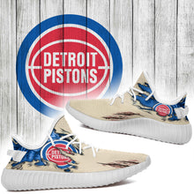 Load image into Gallery viewer, Scratch Detroit Pistons NBA Yeezy Boost 350 v2 Shoes Christmas Gift L2310-09