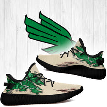 Load image into Gallery viewer, Scratch North Texas Mean Green NCAA Yeezy Boost 350 v2 Shoes Christmas Gift L1810-104