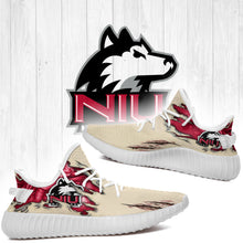 Load image into Gallery viewer, Scratch Northern Illinois Huskies NCAA Yeezy Boost 350 v2 Shoes Christmas Gift L1810-101