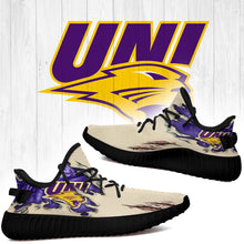 Load image into Gallery viewer, Scratch Northern Iowa Panthers NCAA Yeezy Boost 350 v2 Shoes Christmas Gift L1810-100