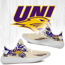 Load image into Gallery viewer, Scratch Northern Iowa Panthers NCAA Yeezy Boost 350 v2 Shoes Christmas Gift L1810-100