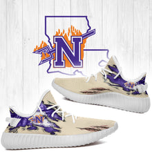 Load image into Gallery viewer, Scratch Northwestern State Demons NCAA Yeezy Boost 350 v2 Shoes Christmas Gift L1810-99