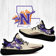 Load image into Gallery viewer, Scratch Northwestern State Demons NCAA Yeezy Boost 350 v2 Shoes Christmas Gift L1810-99