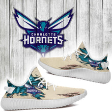 Load image into Gallery viewer, Scratch Charlotte Hornets NBA Yeezy Boost 350 v2 Shoes Christmas Gift L2310-04