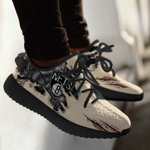 Load image into Gallery viewer, Scratch Brooklyn Nets NBA Yeezy Boost 350 v2 Shoes Christmas Gift L2310-03