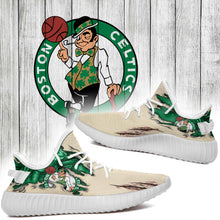 Load image into Gallery viewer, Scratch Boston Celtics NBA Yeezy Boost 350 v2 Shoes Christmas Gift L2310-02