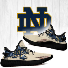 Load image into Gallery viewer, Scratch Notre Dame Fighting Irish NCAA Yeezy Boost 350 v2 Shoes Christmas Gift L1810-97