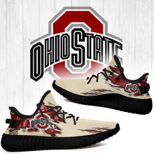 Load image into Gallery viewer, Scratch Ohio State Buckeyes NCAA Yeezy Boost 350 v2 Shoes Christmas Gift L1810-95