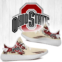 Load image into Gallery viewer, Scratch Ohio State Buckeyes NCAA Yeezy Boost 350 v2 Shoes Christmas Gift L1810-95