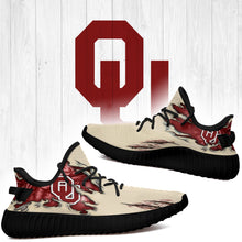 Load image into Gallery viewer, Scratch Oklahoma Sooners NCAA Yeezy Boost 350 v2 Shoes Christmas Gift L1810-94
