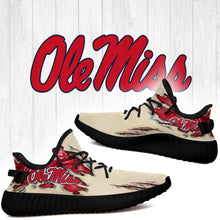 Load image into Gallery viewer, Scratch Ole Miss Rebels NCAA Yeezy Boost 350 v2 Shoes Christmas Gift L1810-91