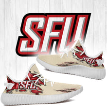 Load image into Gallery viewer, Scratch Saint Francis Red Flash NCAA Yeezy Boost 350 v2 Shoes Christmas Gift L1810-73