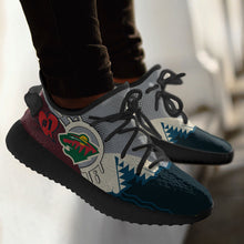 Load image into Gallery viewer, Shark Minnesota Wild NHL Yeezy Boost 350 v2 Shoes Christmas Gift L2210-015