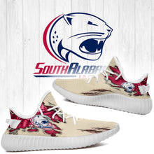 Load image into Gallery viewer, Scratch South Alabama Jaguars NCAA Yeezy Boost 350 v2 Shoes Christmas Gift L1810-65