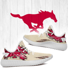 Load image into Gallery viewer, Scratch SMU Mustang NCAA Yeezy Boost 350 v2 Shoes Christmas Gift L1810-66