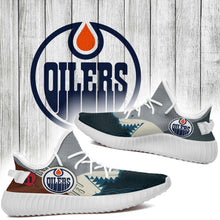 Load image into Gallery viewer, Shark Edmonton Oilers NHL Yeezy Boost 350 v2 Shoes Christmas Gift L2210-012