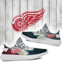 Load image into Gallery viewer, Shark Detroit Red Wings NHL Yeezy Boost 350 v2 Shoes Christmas Gift L2210-011