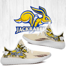Load image into Gallery viewer, Scratch South Dakota State Jackrabbits NCAA Yeezy Boost 350 v2 Shoes Christmas Gift L1810-61