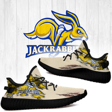 Load image into Gallery viewer, Scratch South Dakota State Jackrabbits NCAA Yeezy Boost 350 v2 Shoes Christmas Gift L1810-61