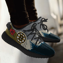Load image into Gallery viewer, Shark Boston Bruins NHL Yeezy Boost 350 v2 Shoes Christmas Gift L2210-03