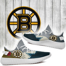 Load image into Gallery viewer, Shark Boston Bruins NHL Yeezy Boost 350 v2 Shoes Christmas Gift L2210-03